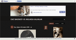 Desktop Screenshot of eskidenbakirkoy.blogcu.com