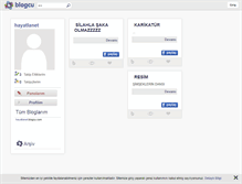 Tablet Screenshot of hayatlanet.blogcu.com