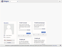 Tablet Screenshot of itexams.blogcu.com