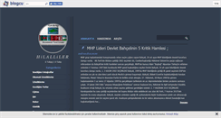 Desktop Screenshot of hilalliler.blogcu.com