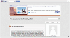 Desktop Screenshot of filmizlecity.blogcu.com