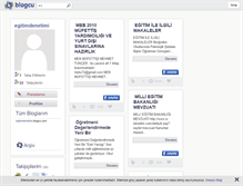 Tablet Screenshot of egitimdenetimi.blogcu.com