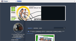 Desktop Screenshot of cambasikoyu.blogcu.com