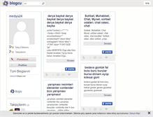 Tablet Screenshot of medya24.blogcu.com