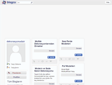 Tablet Screenshot of dekorasyonadair.blogcu.com