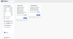 Desktop Screenshot of bilimvesaglik.blogcu.com