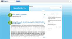 Desktop Screenshot of bursarehberim.blogcu.com