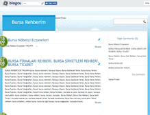 Tablet Screenshot of bursarehberim.blogcu.com
