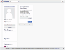 Tablet Screenshot of ledaydinlatmaarmaturleri.blogcu.com