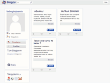 Tablet Screenshot of bebegimjasmin.blogcu.com