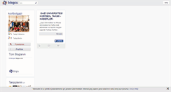 Desktop Screenshot of korfbolgazi.blogcu.com