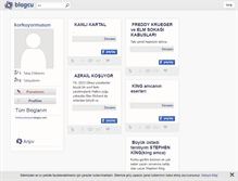 Tablet Screenshot of korkuyormusun.blogcu.com