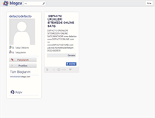 Tablet Screenshot of defactodefacto.blogcu.com