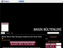 Tablet Screenshot of basinbultenleri.blogcu.com