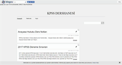 Desktop Screenshot of kpssdershanesi.blogcu.com
