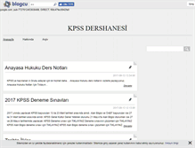 Tablet Screenshot of kpssdershanesi.blogcu.com